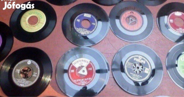 Retro bakelit lemez gyűjtemény 34 db