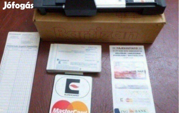Retro bankkártya csekkk olvasó 1993