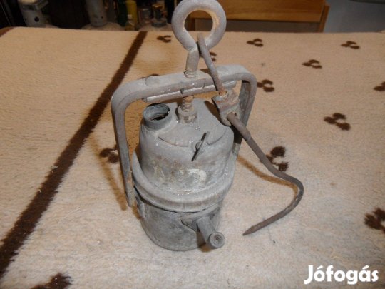 Retro bányászlámpa, karbidlámpa