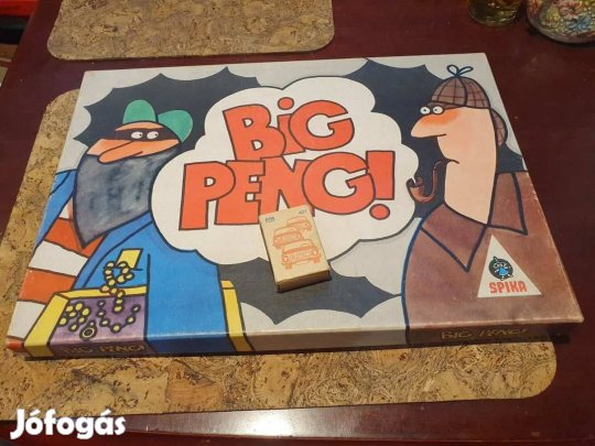 Retro big peng hiánytalan társasjáték szocreál kádár triál minerva