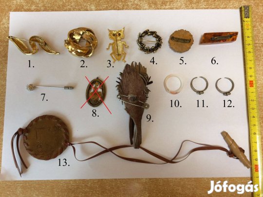 Retro bizsuk vegyesen 13 db