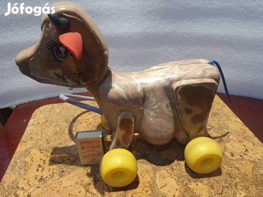 Retro bólogató bőgő tehén működik trafikárú szocreál kádár társasjáték