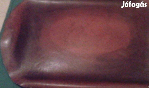 Retro bőr tálca kínáló valódi bőr Képcsarnok