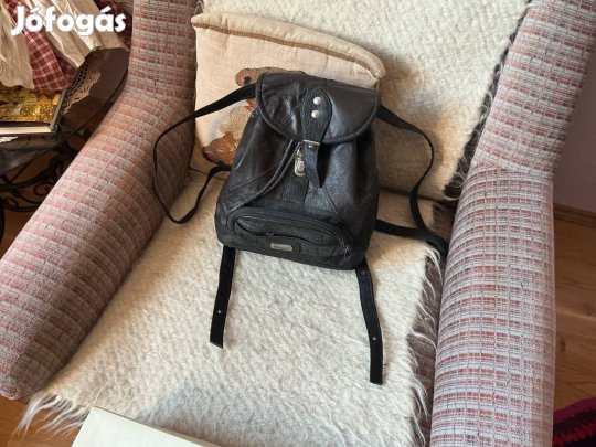 Retro bőrhátizsák