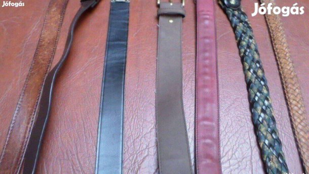 Retro bőröv gyűjtemény valódi bőr öv