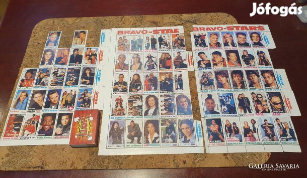 Retro bravo matricák együtt számolatlanul levonó trafikárú zenészek és