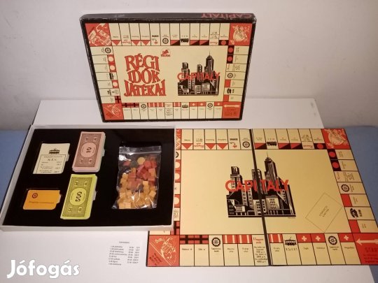 Retro capitaly társasjáték