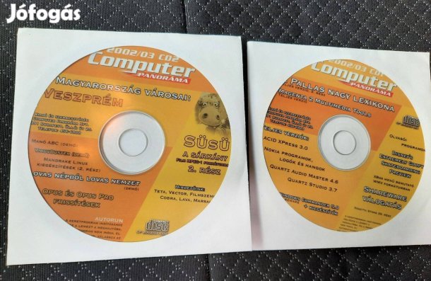 Retro computer újságból cd-k eladó