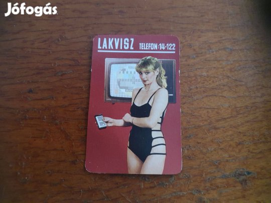 Retro csajos kártyanaptár Lakvisz