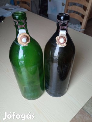 Retró csatos üvegek