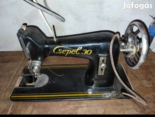 Retró csepel 30, pedálos, mechanikus, varrógép