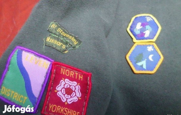 Retro cserkész pulóver melegítő felső