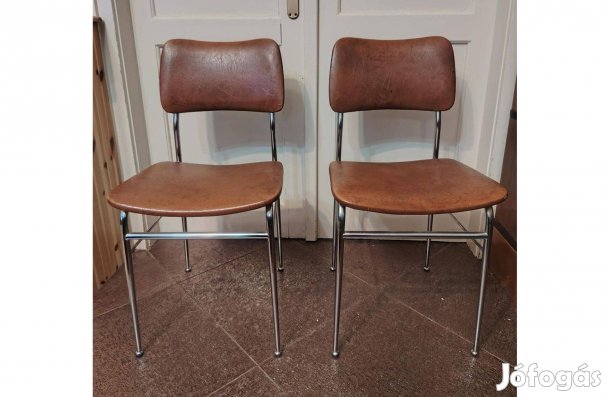 Retrő csővázas szék 2db 1960