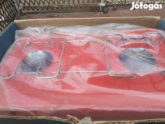 Retro de nem használt gázrezsó PB gázra dobozába Csehszlovák