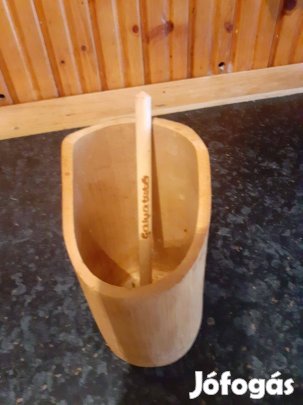 Retro de új állapotú faragott kanáltartó