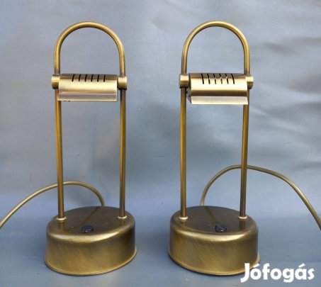 Retro design réz asztali lámpa pár