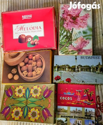 Retró desszertes dobozok gyűjtőknek eladó Xl.ker 