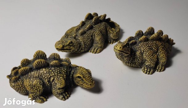 Retro dinoszaurusz, állatos kisméretű szobrok egyben