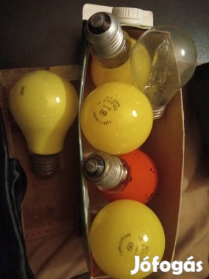 Retro disco lámpa izzó több színben 