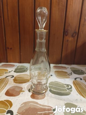 Retro díszes üveg