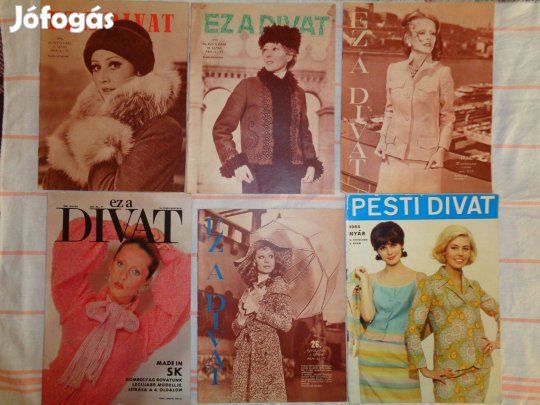 Retró divatlapok eladó