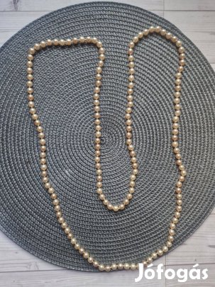 Retro édesvizi tenyésztett igazgyöngy nyaklánc 69cm