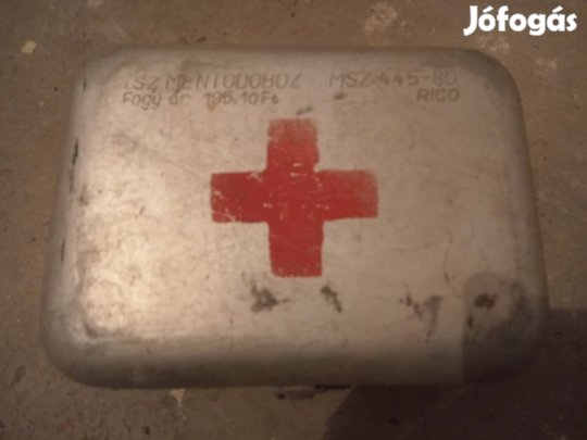 Retro egészségügyi mentő doboz