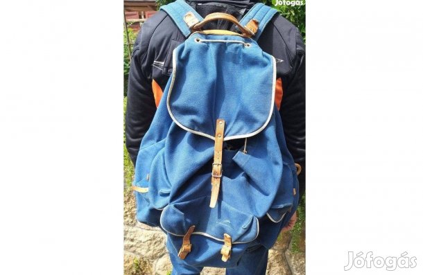 Retro egyedi nagy vászon hátizsák