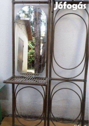 Retro előszoba bútor bambusz szép állapot