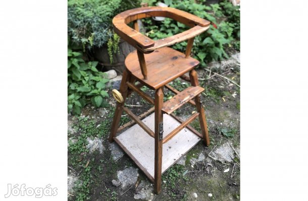 Retró etetőszék ,asztallá alakíthat 5000 Ft :Lenti