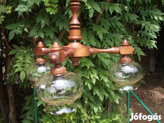 Retro fa csillár eladó