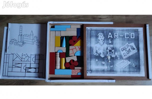 Retró fa építőjáték AR-CO