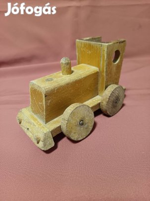 Retro fa játék mozdony eladó !