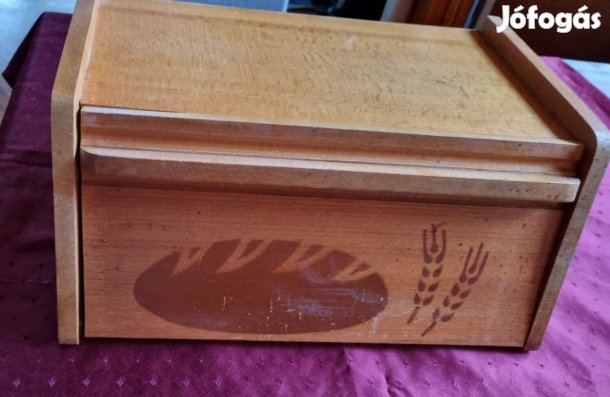 Retro fa kenyértartó