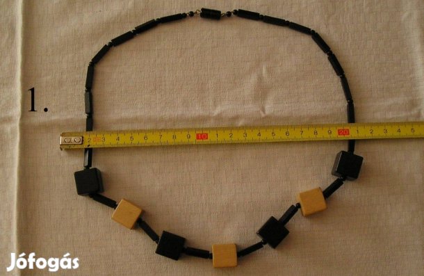 Retro fa nyaklánc 3 db