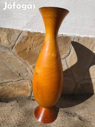 Retro fa padló váza