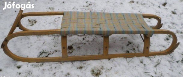 Retro fa szánkó 2 személyes