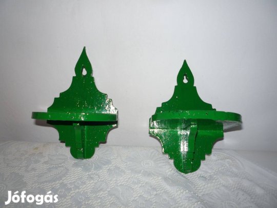 Retro fa virágtartó párban