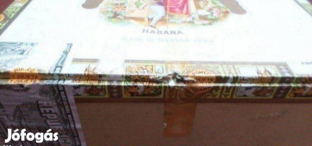 Retro fadoboz szivaros doboz