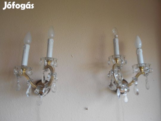 Retro fali lámpa 2 db