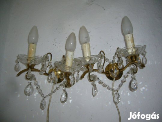 Retro fali lámpa 2 db