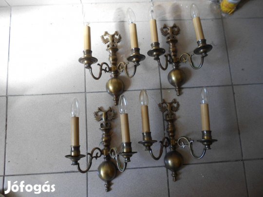 Retro fali lámpák 4 db