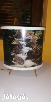 Retro fantaplasic vízeséses lámpa 