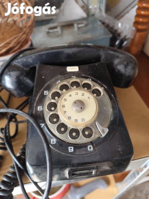 Retro fekete telefon eladó