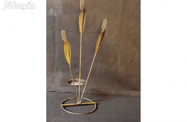 Retro fém gyertyatartó 37 cm
