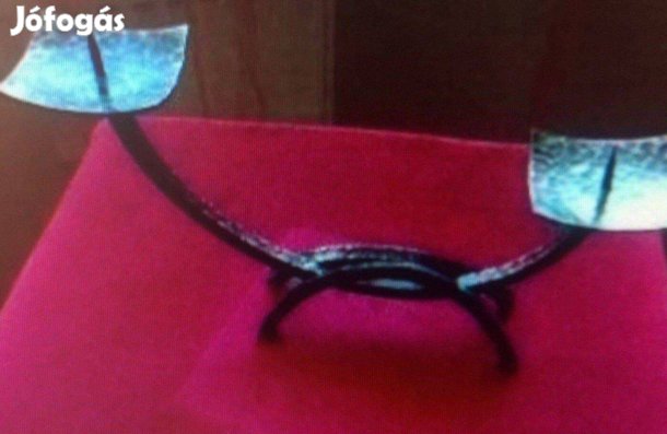 Retró fém gyertyatartó eladó