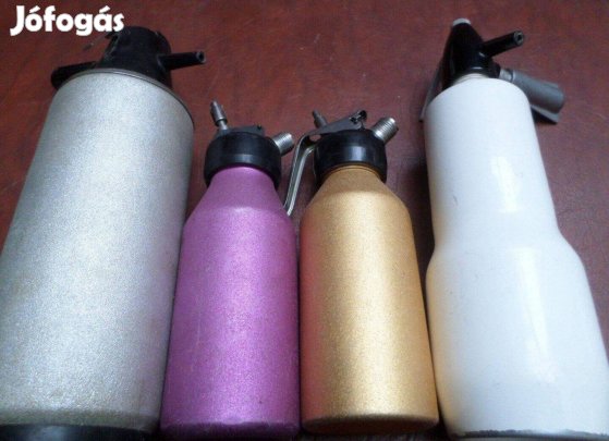 Retro fém habszifon szódás szifon