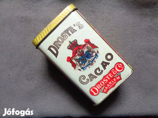 Retró fém kakaósdoboz eladó