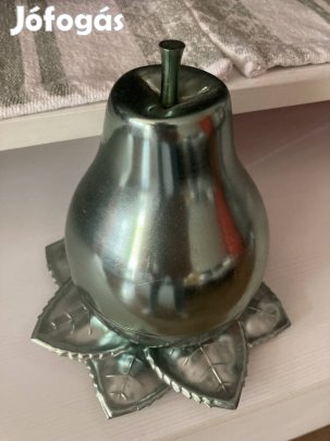 Retro fém körte alakú hibátlan 6 db röviditalos pohár készlet 