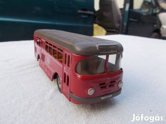 Retro fém lemez játék busz western germany ritka jó állapot